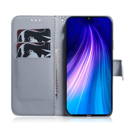 For Xiaomi Redmi Note 8 Painting Pattern Coloured Drawing Horizontal Flip Leather Case with Holder & Card Slots & Wallet(Apricot Flower) - Xiaomi Cases by buy2fix | Online Shopping UK | buy2fix