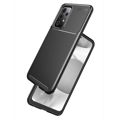 For Samsung Galaxy A52 5G / 4G Carbon Fiber Texture Shockproof TPU Case(Black) - Galaxy Phone Cases by buy2fix | Online Shopping UK | buy2fix