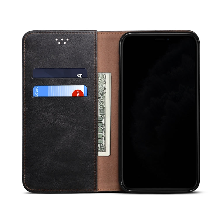 For Samsung Galaxy A32 5G Simple Wax Crazy Horse Texture Horizontal Flip Leather Case with Card Slots & Wallet(Black) by buy2fix