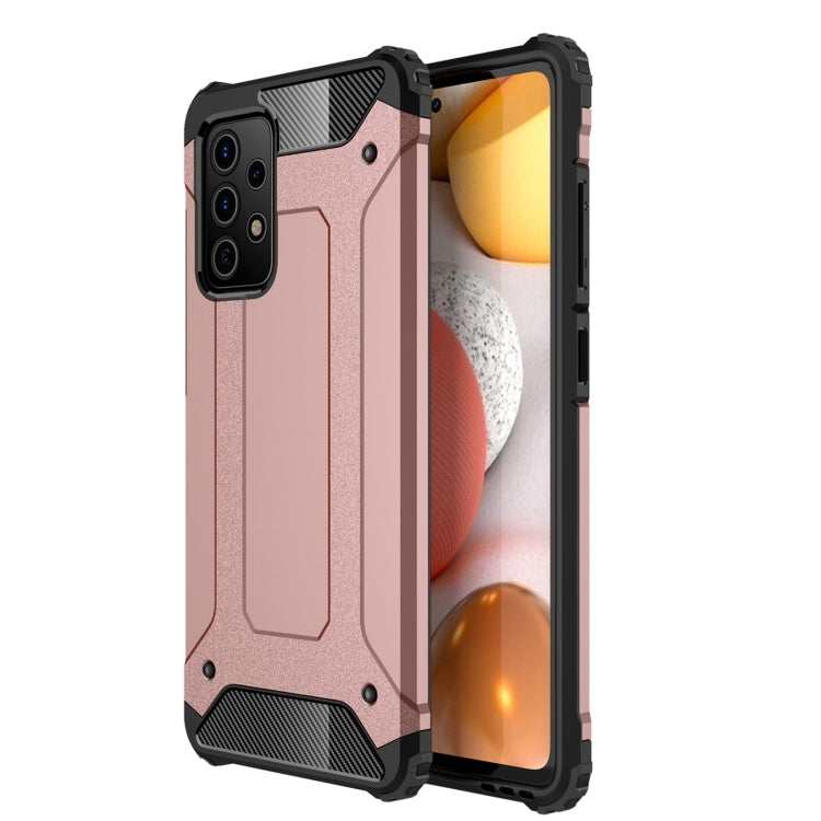 For Samsung Galaxy A52 5G / 4G Magic Armor TPU + PC Combination Case(Rose Gold) by buy2fix