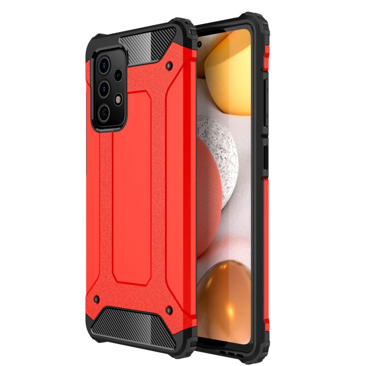 For Samsung Galaxy A72 5G / 4G Magic Armor TPU + PC Combination Case(Red) by buy2fix