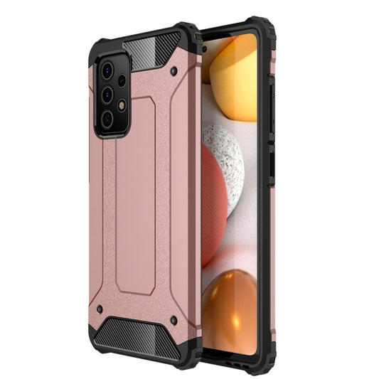 For Samsung Galaxy A72 5G / 4G Magic Armor TPU + PC Combination Case(Rose Gold) by buy2fix