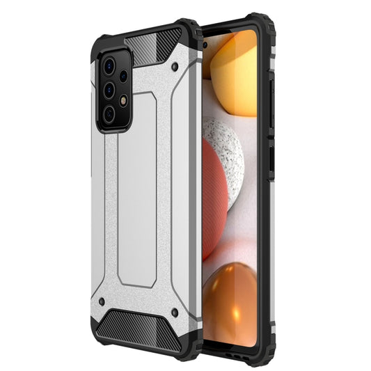 For Samsung Galaxy A72 5G / 4G Magic Armor TPU + PC Combination Case(Silver) by buy2fix