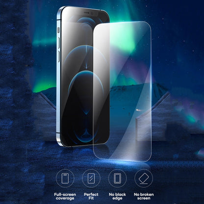 For iPhone 12 Pro Max ROCK Full Screen Borderless Tempered Glass Film - iPhone 12 Pro Max Tempered Glass by ROCK | Online Shopping UK | buy2fix