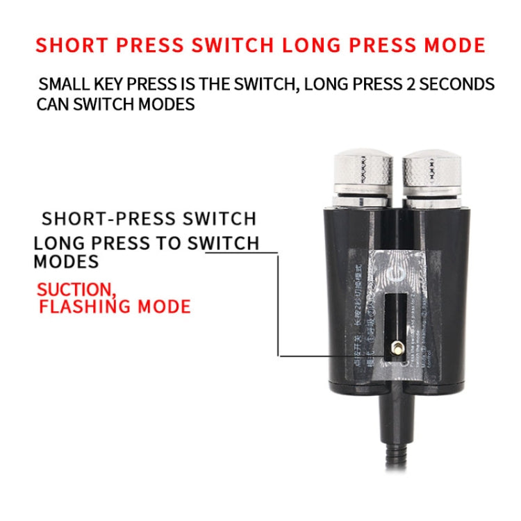 Car Two-color USB Star Dome Light Atmosphere Laser Projection Decorative Light, Constantly Bright Version(Red Green) by buy2fix