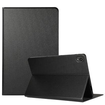 For Lenovo Tab P11 (TB-J606F) Voltage Craft Texture TPU Horizontal Flip Protective Case with Holder(Black) - Lenovo by buy2fix | Online Shopping UK | buy2fix