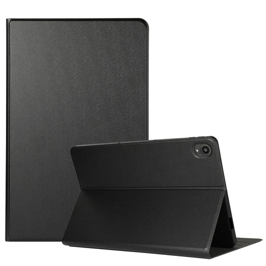 For Lenovo Tab P11 (TB-J606F) Voltage Craft Texture TPU Horizontal Flip Protective Case with Holder(Black) - Lenovo by buy2fix | Online Shopping UK | buy2fix