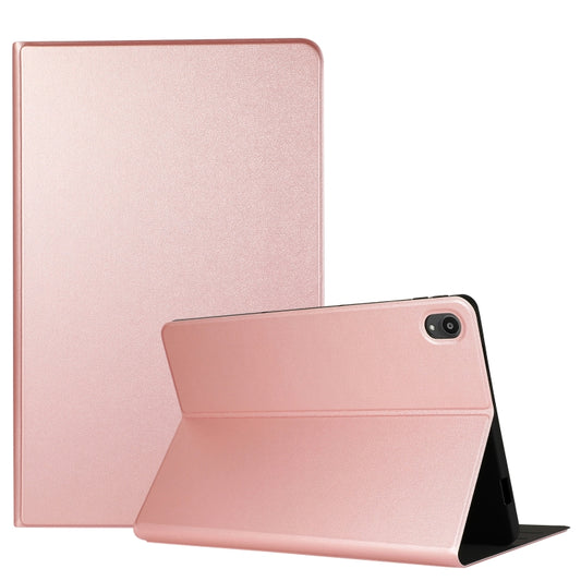 For Lenovo Tab P11 (TB-J606F) Voltage Craft Texture TPU Horizontal Flip Protective Case with Holder(Rose Gold) - Lenovo by buy2fix | Online Shopping UK | buy2fix