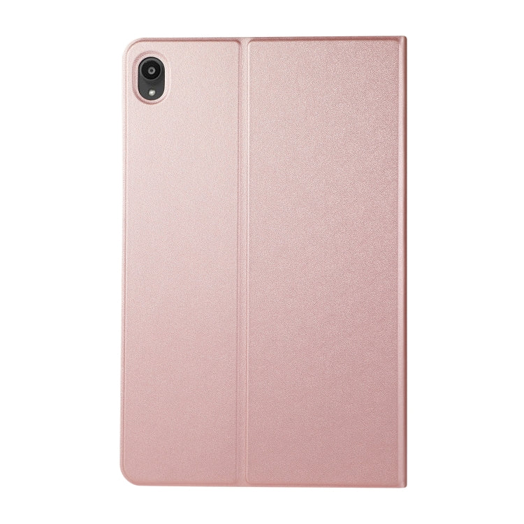 For Lenovo Tab P11 (TB-J606F) Voltage Craft Texture TPU Horizontal Flip Protective Case with Holder(Rose Gold) - Lenovo by buy2fix | Online Shopping UK | buy2fix