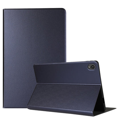 For Lenovo Tab P11 (TB-J606F) Voltage Craft Texture TPU Horizontal Flip Protective Case with Holder(Dark Blue) - Lenovo by buy2fix | Online Shopping UK | buy2fix