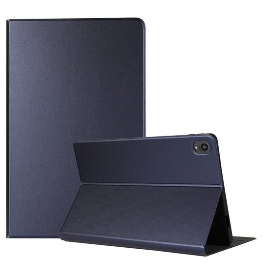 For Lenovo Tab P11 (TB-J606F) Voltage Craft Texture TPU Horizontal Flip Protective Case with Holder(Dark Blue) - Lenovo by buy2fix | Online Shopping UK | buy2fix