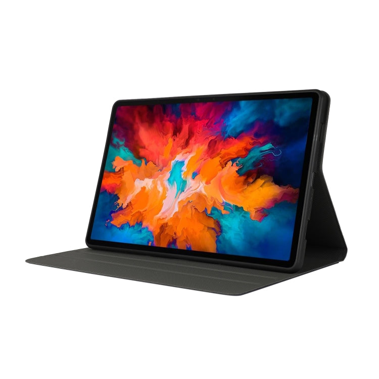 For Lenovo Tab P11 (TB-J606F) Voltage Craft Texture TPU Horizontal Flip Protective Case with Holder(Dark Blue) - Lenovo by buy2fix | Online Shopping UK | buy2fix