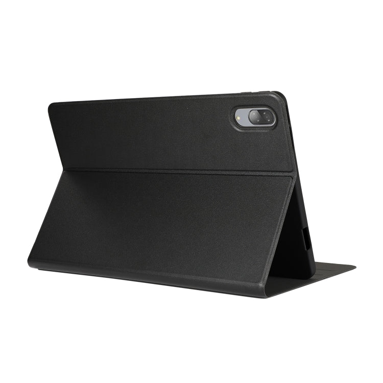 For Lenovo Tab P11 Pro (TB-XJ706F) Voltage Craft Texture TPU Horizontal Flip Protective Case with Holder(Black) - Lenovo by buy2fix | Online Shopping UK | buy2fix