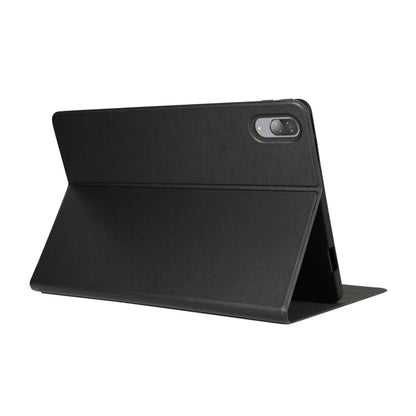 For Lenovo Tab P11 Pro (TB-XJ706F) Voltage Craft Texture TPU Horizontal Flip Protective Case with Holder(Black) - Lenovo by buy2fix | Online Shopping UK | buy2fix
