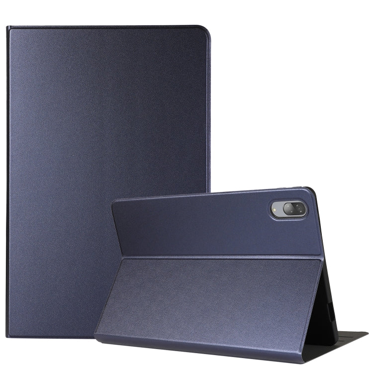 For Lenovo Tab P11 Pro (TB-XJ706F) Voltage Craft Texture TPU Horizontal Flip Protective Case with Holder(Dark Blue) - Lenovo by buy2fix | Online Shopping UK | buy2fix