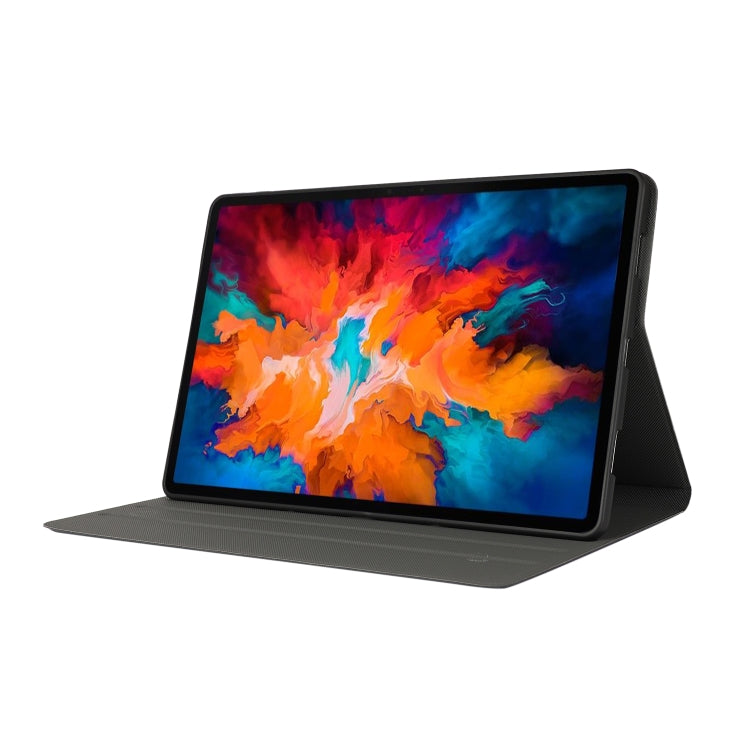 For Lenovo Tab P11 Pro (TB-XJ706F) Voltage Craft Texture TPU Horizontal Flip Protective Case with Holder(Dark Blue) - Lenovo by buy2fix | Online Shopping UK | buy2fix