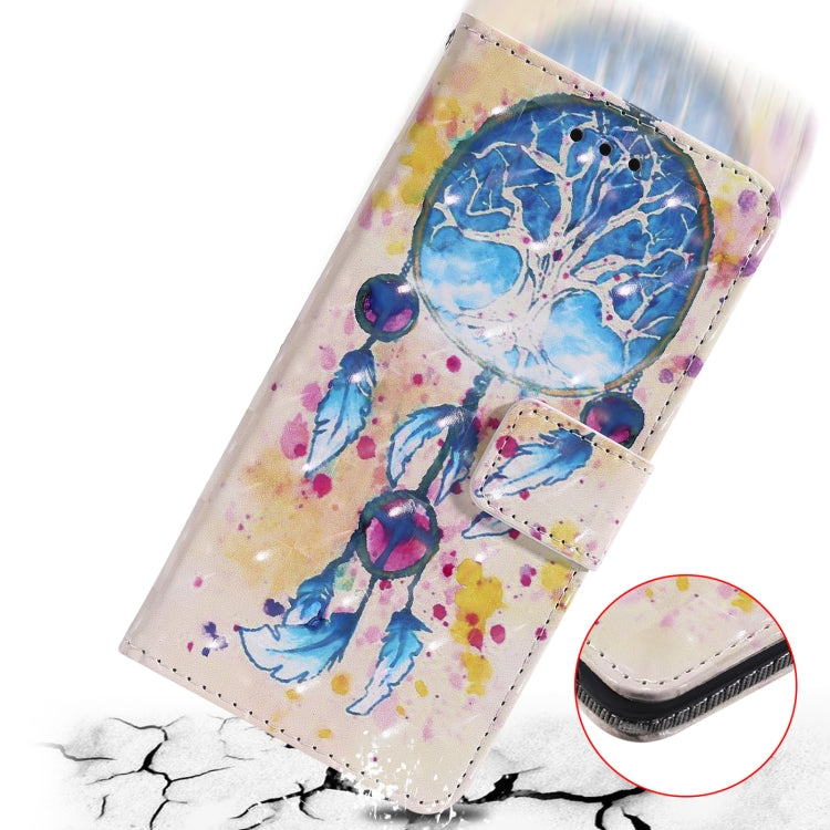 For iPhone 12 / 12 Pro 3D Painting Horizontal Flip Leather Case with Holder & Card Slot & Lanyard(Purple Butterflies) - iPhone 12 / 12 Pro Cases by buy2fix | Online Shopping UK | buy2fix