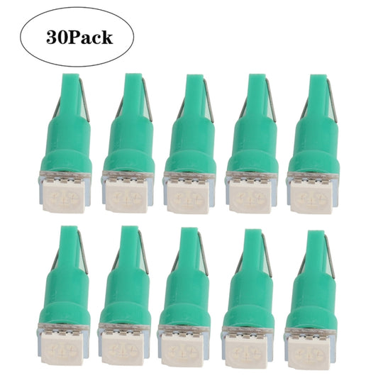 30 PCS T5 1LED SMD-5050 Car Modification LED Indicator Light Green Light - Clearance Lights by buy2fix | Online Shopping UK | buy2fix