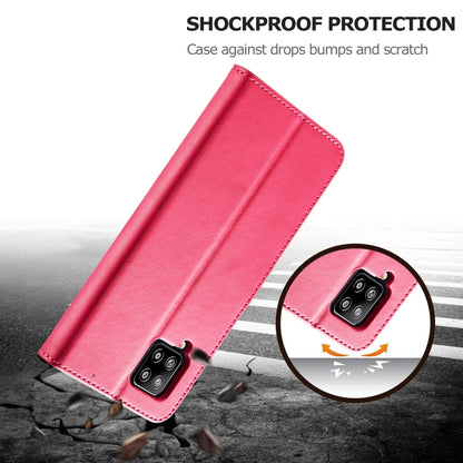 For Samsung Galaxy A42 5G LC.IMEEKE Calf Texture Horizontal Flip Leather Case with Holder & Card Slots & Wallet(Red) - Galaxy Phone Cases by LC.IMEEKE | Online Shopping UK | buy2fix