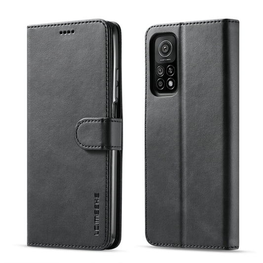 For Xiaomi Mi 10 5G / Mi 10T Pro 5G LC.IMEEKE Calf Texture Horizontal Flip Leather Case with Holder & Card Slots & Wallet(Black) - Xiaomi Cases by LC.IMEEKE | Online Shopping UK | buy2fix