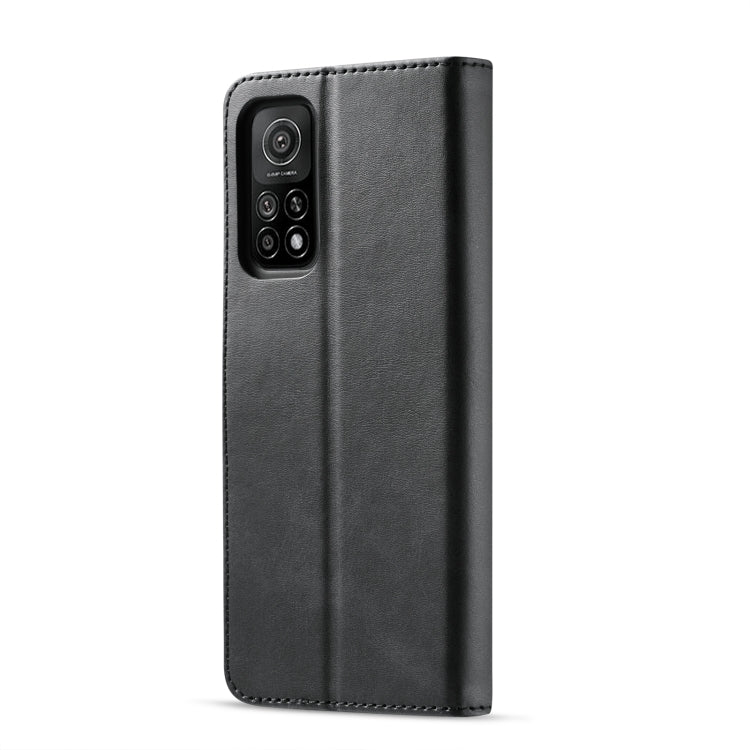 For Xiaomi Mi 10 5G / Mi 10T Pro 5G LC.IMEEKE Calf Texture Horizontal Flip Leather Case with Holder & Card Slots & Wallet(Black) by LC.IMEEKE