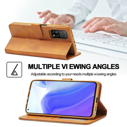 For Xiaomi Mi 10 5G / Mi 10T Pro 5G LC.IMEEKE Calf Texture Horizontal Flip Leather Case with Holder & Card Slots & Wallet(Yellow) - Xiaomi Cases by LC.IMEEKE | Online Shopping UK | buy2fix