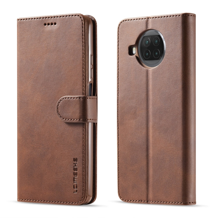 For Xiaomi Mi 10T Lite 5G LC.IMEEKE Calf Texture Horizontal Flip Leather Case with Holder & Card Slots & Wallet(Brown) - Xiaomi Cases by LC.IMEEKE | Online Shopping UK | buy2fix