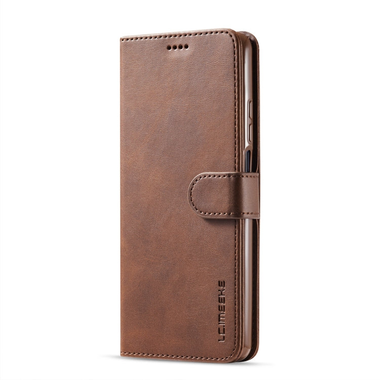 For Xiaomi Mi 10T Lite 5G LC.IMEEKE Calf Texture Horizontal Flip Leather Case with Holder & Card Slots & Wallet(Brown) - Xiaomi Cases by LC.IMEEKE | Online Shopping UK | buy2fix
