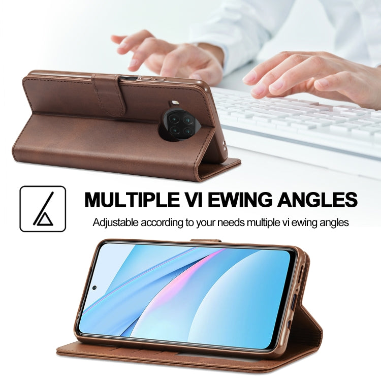 For Xiaomi Mi 10T Lite 5G LC.IMEEKE Calf Texture Horizontal Flip Leather Case with Holder & Card Slots & Wallet(Brown) - Xiaomi Cases by LC.IMEEKE | Online Shopping UK | buy2fix
