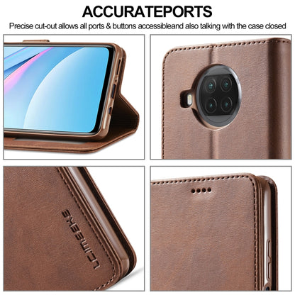 For Xiaomi Mi 10T Lite 5G LC.IMEEKE Calf Texture Horizontal Flip Leather Case with Holder & Card Slots & Wallet(Brown) - Xiaomi Cases by LC.IMEEKE | Online Shopping UK | buy2fix