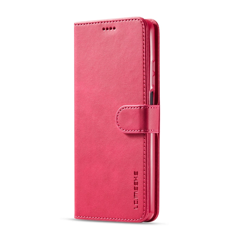 For Xiaomi Mi 10T Lite 5G LC.IMEEKE Calf Texture Horizontal Flip Leather Case with Holder & Card Slots & Wallet(Red) by LC.IMEEKE