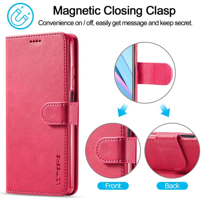 For Xiaomi Mi 10T Lite 5G LC.IMEEKE Calf Texture Horizontal Flip Leather Case with Holder & Card Slots & Wallet(Red) by LC.IMEEKE