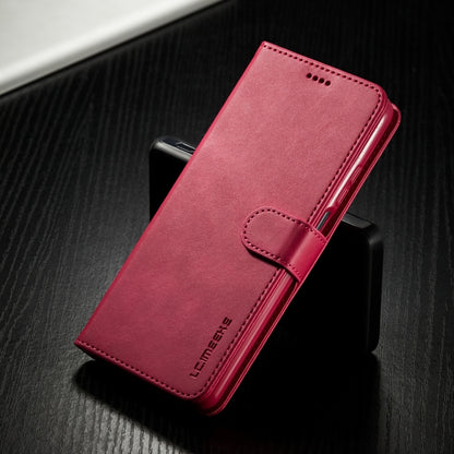For Xiaomi Mi 10T Lite 5G LC.IMEEKE Calf Texture Horizontal Flip Leather Case with Holder & Card Slots & Wallet(Red) by LC.IMEEKE