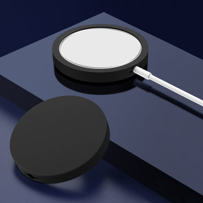Magsafe Wireless Charger Silicone Protective Case(Black) by buy2fix