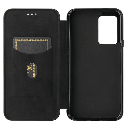For Cubot X30 Carbon Fiber Texture Horizontal Flip TPU + PC + PU Leather Case with Card Slot(Black) - More Brand by buy2fix | Online Shopping UK | buy2fix