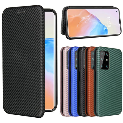 For Cubot X30 Carbon Fiber Texture Horizontal Flip TPU + PC + PU Leather Case with Card Slot(Black) - More Brand by buy2fix | Online Shopping UK | buy2fix