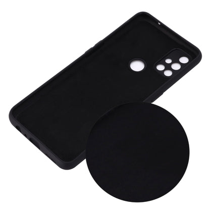 For OnePlus Nord N10 5G Pure Color Liquid Silicone Shockproof Full Coverage Case(Black) - OnePlus Cases by buy2fix | Online Shopping UK | buy2fix
