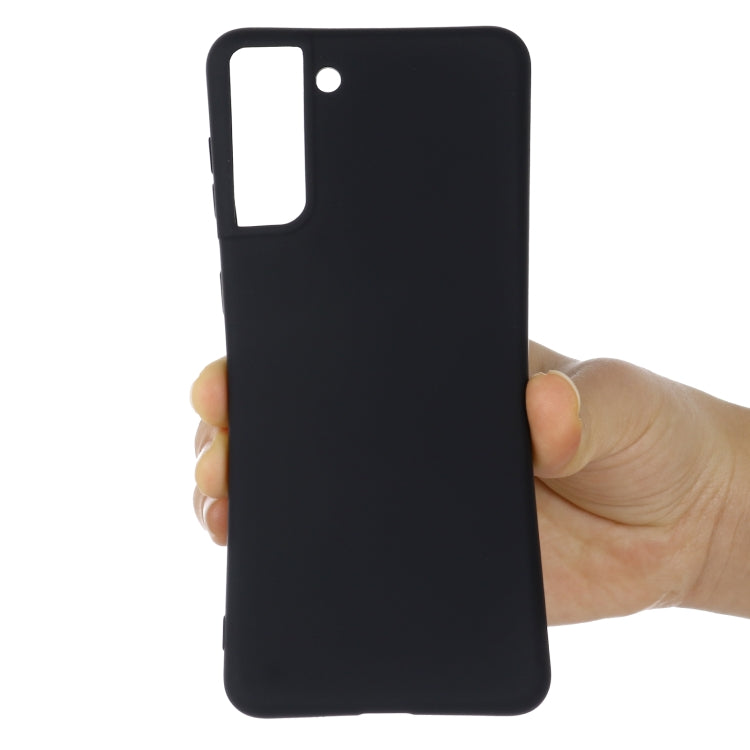 For Samsung Galaxy S21 5G Pure Color Liquid Silicone Shockproof Full Coverage Case(Black) - Galaxy S21 5G Cases by buy2fix | Online Shopping UK | buy2fix