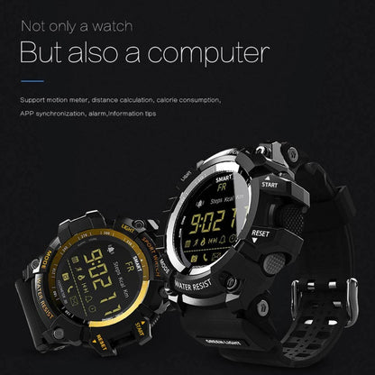 Lokmat MK16 LCD Screen 50m Waterproof Smart Watch, Support Information Reminder / Remote Camera / Walking Motion Monitor(Blue) - Smart Watches by Lokmat | Online Shopping UK | buy2fix