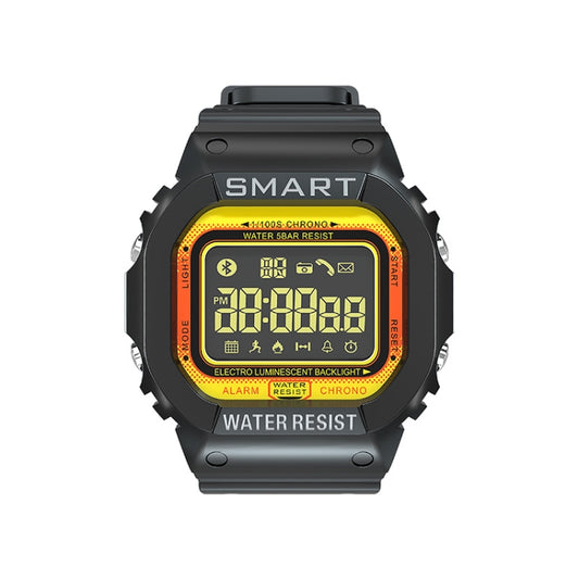 Lokmat MK22 1.21 inch FSTN LCD Screen 50m Waterproof Smart Watch, Support Information Reminder / Remote Camera / Sport Record(Orange) - Smart Watches by Lokmat | Online Shopping UK | buy2fix