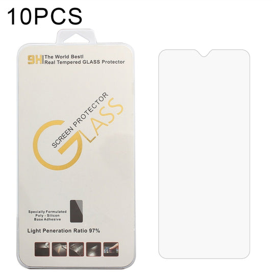 For Blackview A60 Plus 10 PCS 0.26mm 9H 2.5D Tempered Glass Film - Others by buy2fix | Online Shopping UK | buy2fix