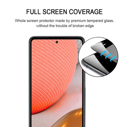 For Samsung Galaxy A72 5G / 4G Full Glue Full Screen Tempered Glass Film - Galaxy Tempered Glass by buy2fix | Online Shopping UK | buy2fix