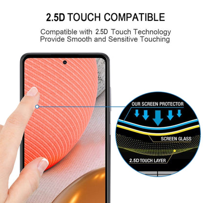 For Samsung Galaxy A72 5G / 4G Full Glue Full Screen Tempered Glass Film - Galaxy Tempered Glass by buy2fix | Online Shopping UK | buy2fix