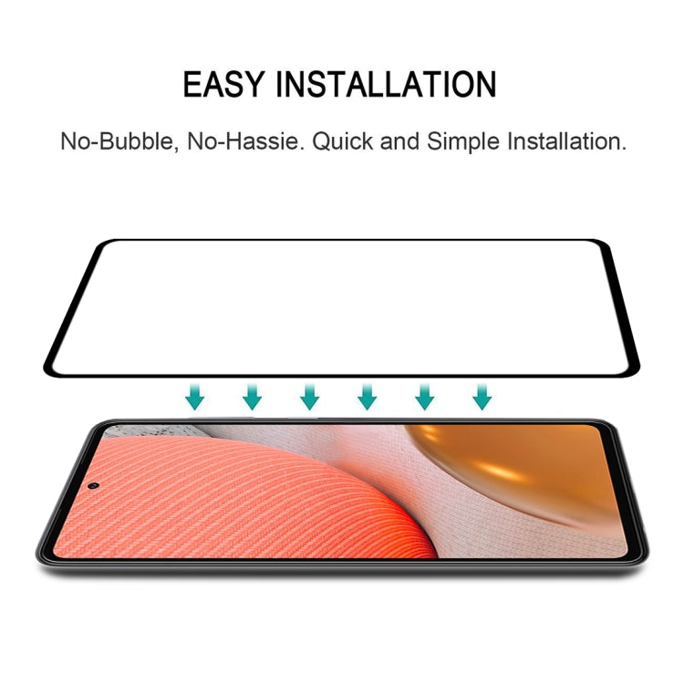 For Samsung Galaxy A72 5G / 4G Full Glue Full Screen Tempered Glass Film - Galaxy Tempered Glass by buy2fix | Online Shopping UK | buy2fix