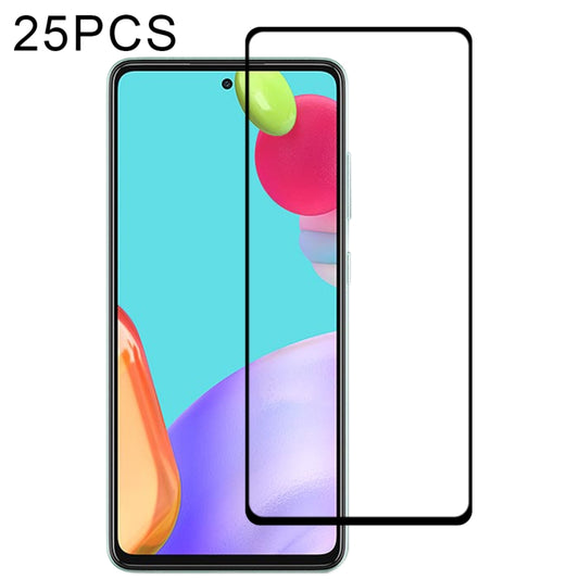 For Samsung Galaxy A52 5G / 4G 25pcs Full Glue Full Screen Tempered Glass Film - Galaxy Tempered Glass by buy2fix | Online Shopping UK | buy2fix