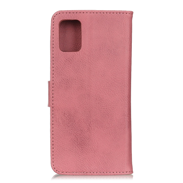 For Samsung Galaxy A52 5G / 4G KHAZNEH Cowhide Texture Horizontal Flip Leather Case with Holder & Card Slots & Wallet(Pink) by buy2fix
