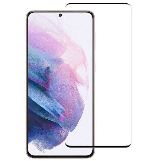 For Samsung Galaxy S21+ 5G 3D Curved Edge Full Screen Tempered Glass Film(Black) - Galaxy Tempered Glass by buy2fix | Online Shopping UK | buy2fix