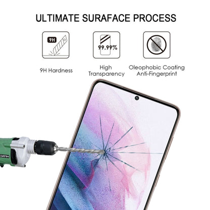 For Samsung Galaxy S21+ 5G 3D Curved Edge Full Screen Tempered Glass Film(Black) - Galaxy Tempered Glass by buy2fix | Online Shopping UK | buy2fix