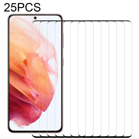 For Samsung Galaxy S21 5G 25pcs 3D Curved Edge Full Screen Tempered Glass Film - Galaxy Tempered Glass by buy2fix | Online Shopping UK | buy2fix
