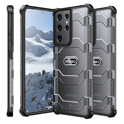 For Samsung Galaxy S21 Ultra 5G wlons Explorer Series PC+TPU Protective Case(Red) - Galaxy S21 Ultra 5G Cases by wlons | Online Shopping UK | buy2fix